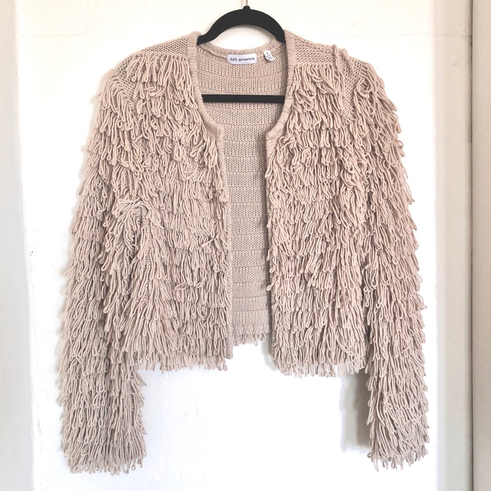 Crop Fringe Jacket - Picture 4 of 5